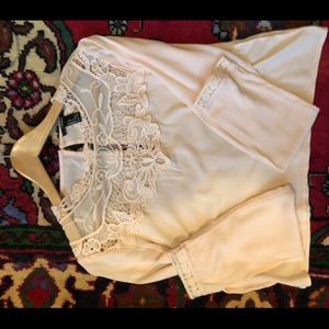 Rayon Floral Embroidered Crop Top